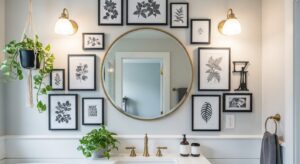 Read more about the article Bathroom Gallery Wall & Mirror Magic